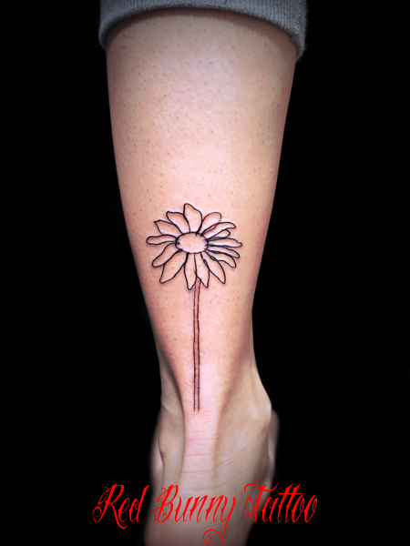 花 植物 タトゥーデザイン flower tattoo　手書き